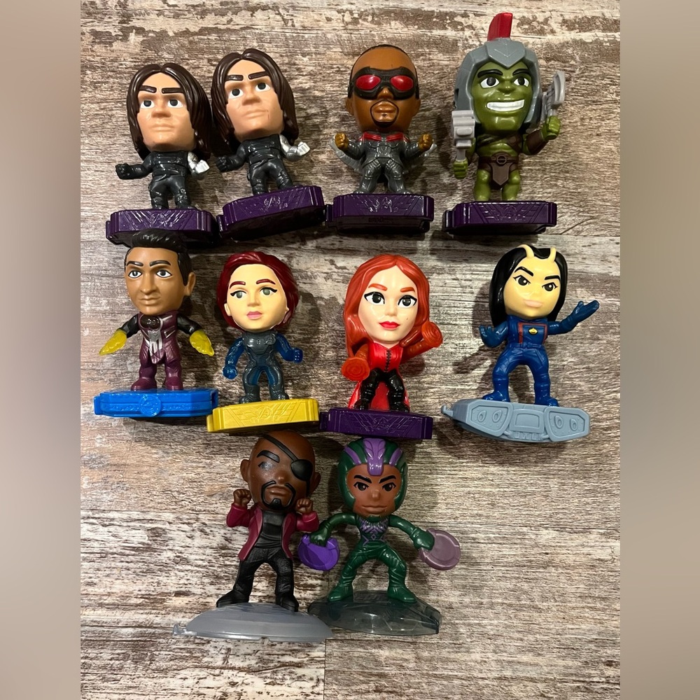 Marvel Action Figure McDonalds Toys Lot of 10